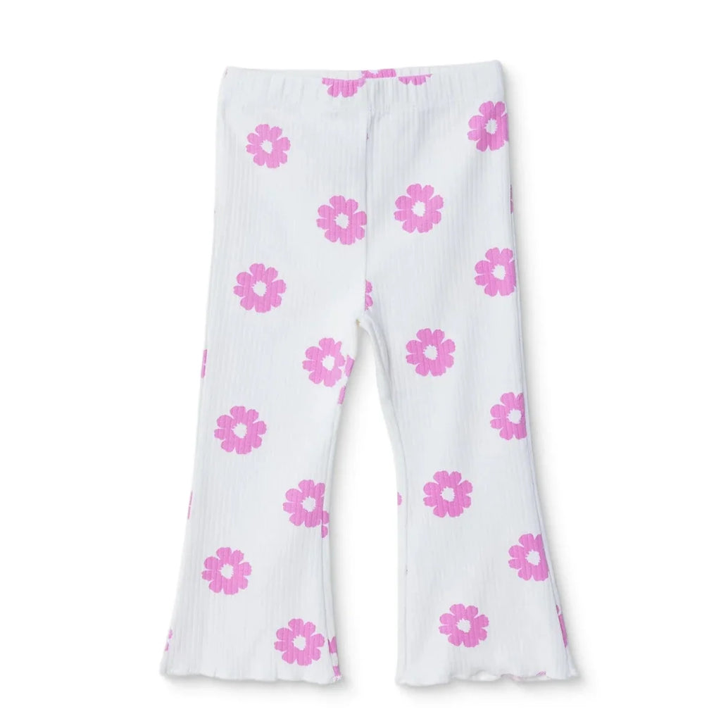 HelloBaby Floral Print Ribbed Baby Leggings (3-6 Months to 4-5 Years) - image 1