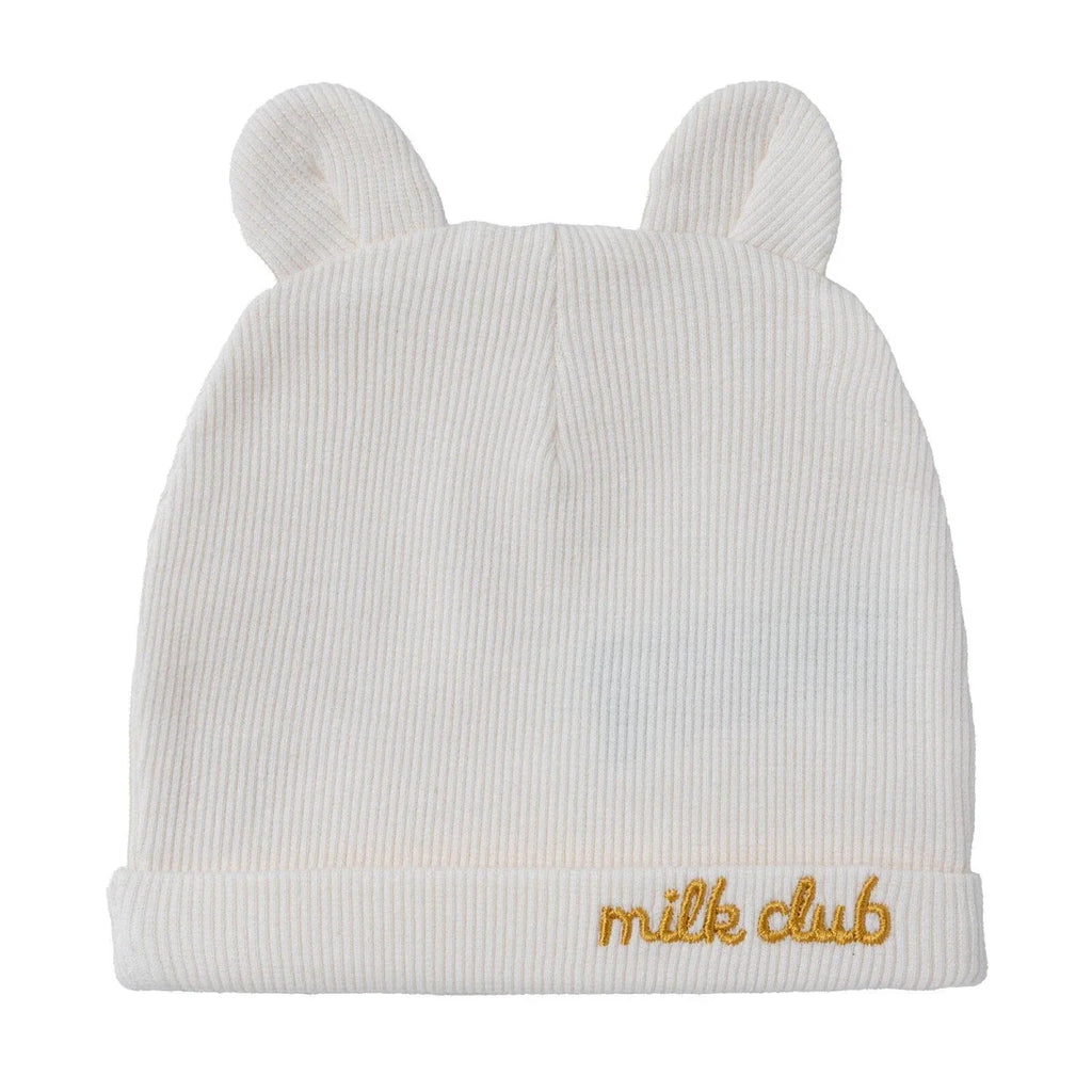 HelloBaby Slogan Print Ribbed Baby Hat (Newborn) - image 1