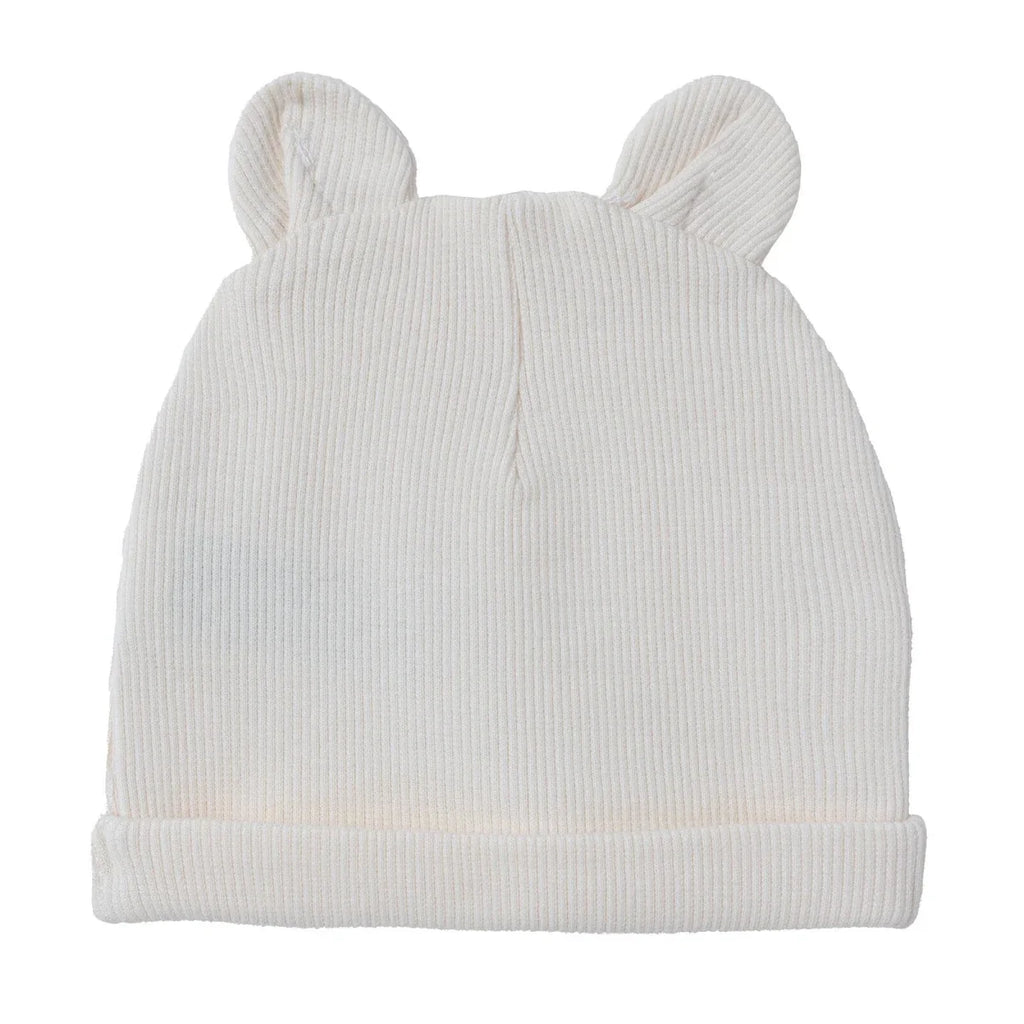 HelloBaby Slogan Print Ribbed Baby Hat (Newborn) - image 2