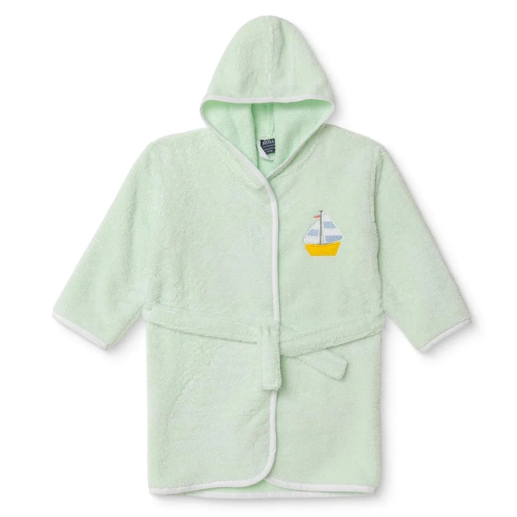 Mollia Nautical Print Hooded Baby Bathrobe (2 Years to 5 Years) - image 1