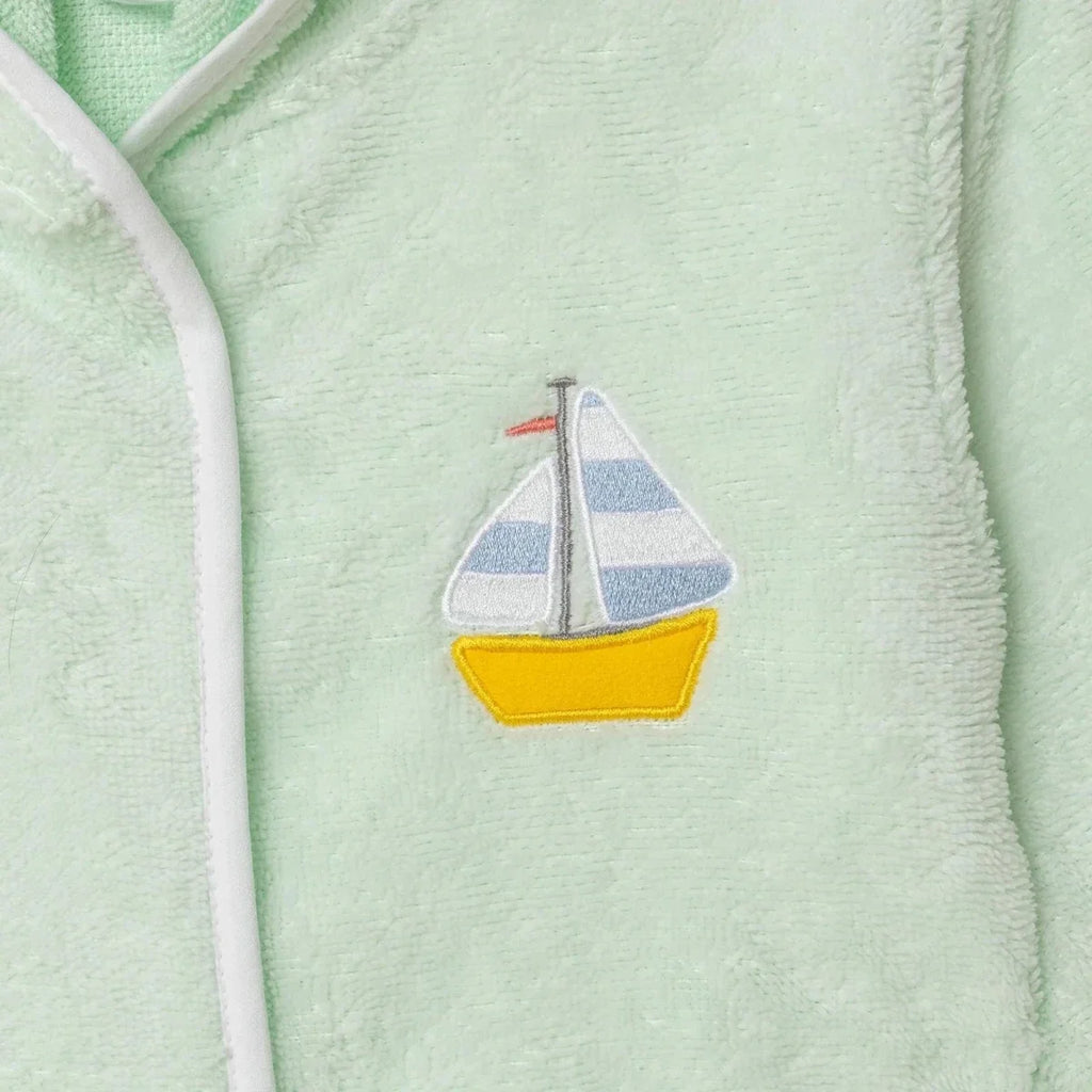 Mollia Nautical Print Hooded Baby Bathrobe (2 Years to 5 Years) - image 4