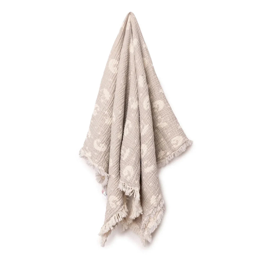 Mollia Moon & Star Print Muslin Baby Blanket (80 x 100 cm) - image 1