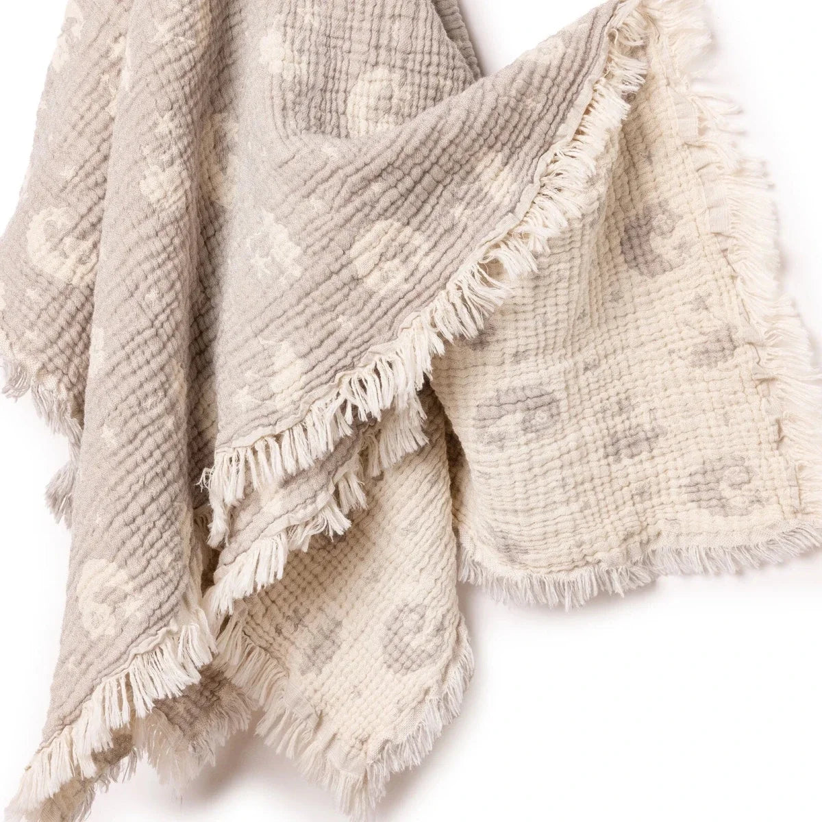 Mollia Moon & Star Print Muslin Baby Blanket (80 x 100 cm) - image 3