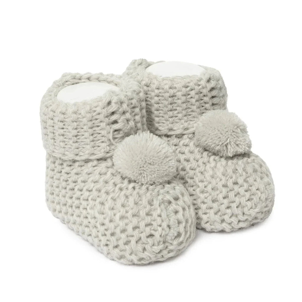 HelloBaby Fine Knit Baby Booties (Newborn to 3 Months) - image 1