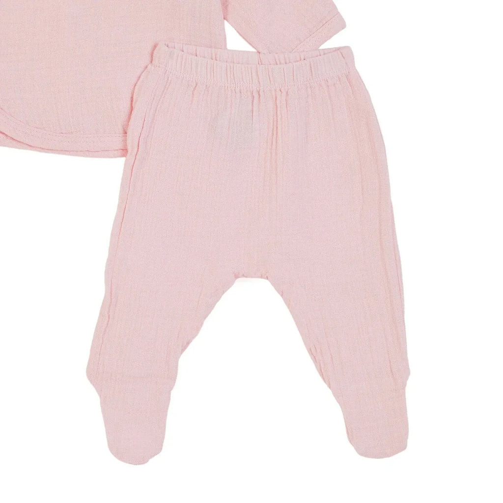HelloBaby 5 Piece Bunny Print Muslin Baby Hospital Bag Set on a Hanger (Newborn) - image 4