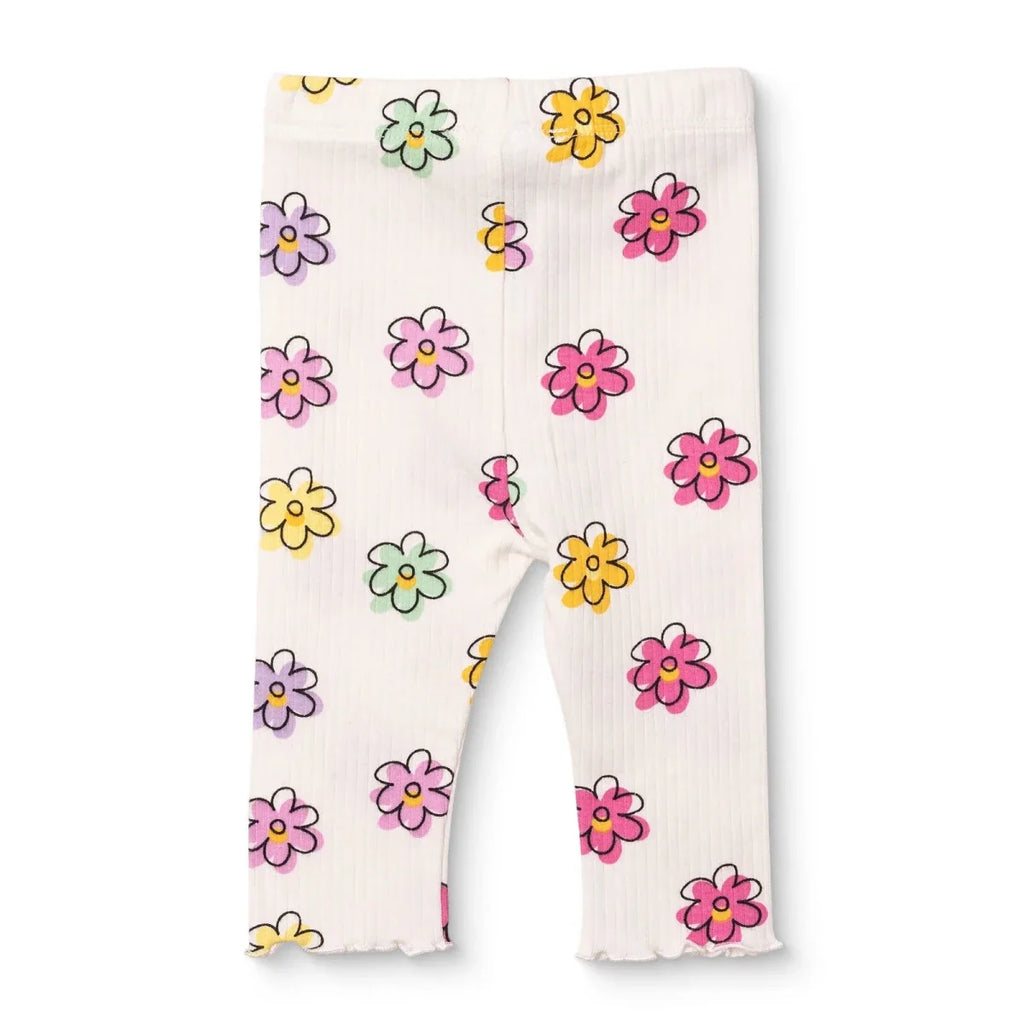 HelloBaby Floral Print Interlock Baby Leggings (1-3 Months to 12 Months) - image 2