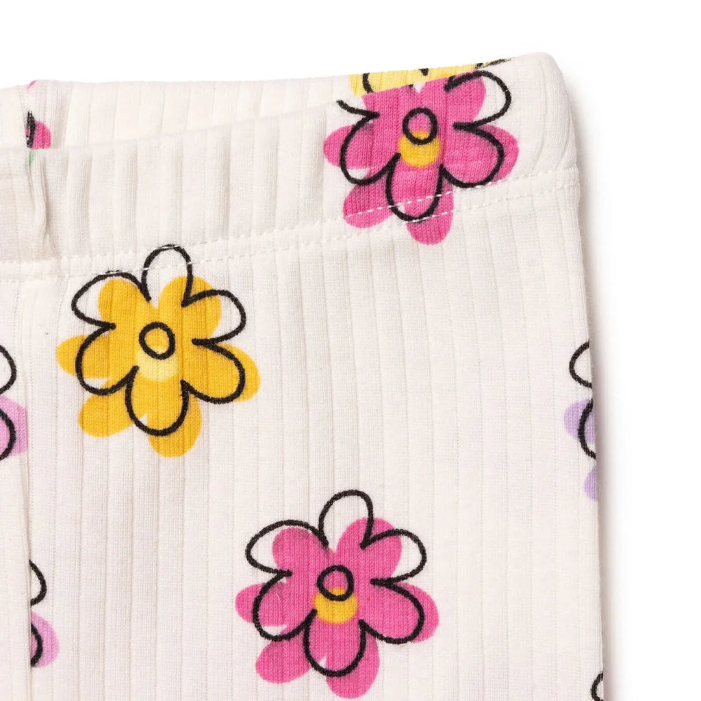 HelloBaby Floral Print Interlock Baby Leggings (1-3 Months to 12 Months) - image 4