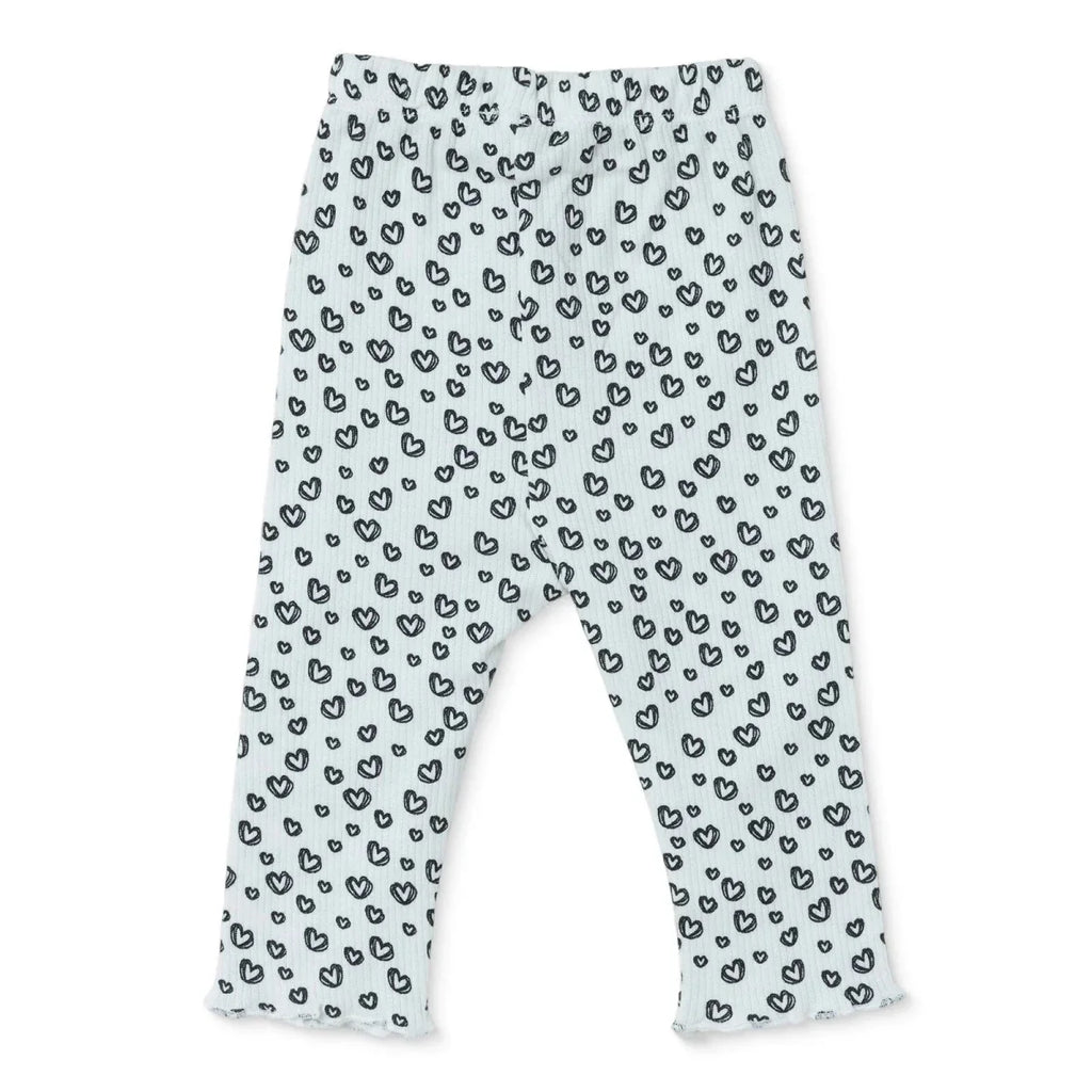 HelloBaby Heart Print Interlock Baby Leggings (1-3 Months to 12 Months) - image 2