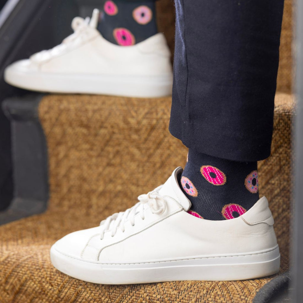 Swole Panda Doughnut Bamboo Socks – Soft & Sustainable Novelty Socks