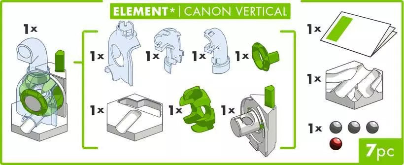 Ravensburger GraviTrax Vertical Cannon - STEM Marble Run Building Set