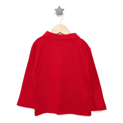 HelloBaby Celebration Unisex Long Sleeve Bodysuit - Red