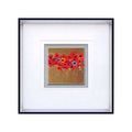 Orsina Poppies 2 Square Framed Wall Art | Floral Botanical Print
