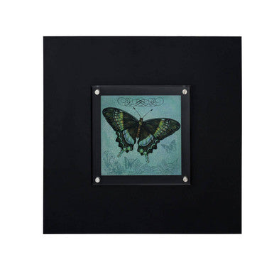Orsina Butterfly 2 Framed Wall Art – Modern Botanical Print Decor