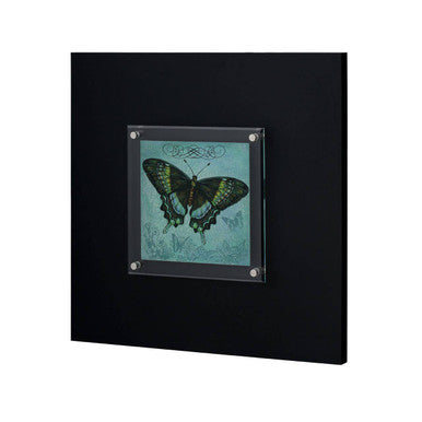 Orsina Butterfly 2 Framed Wall Art – Modern Botanical Print Decor