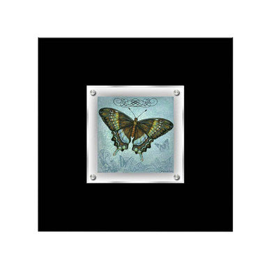 Orsina Butterfly 2 Framed Wall Art – Modern Botanical Print Decor