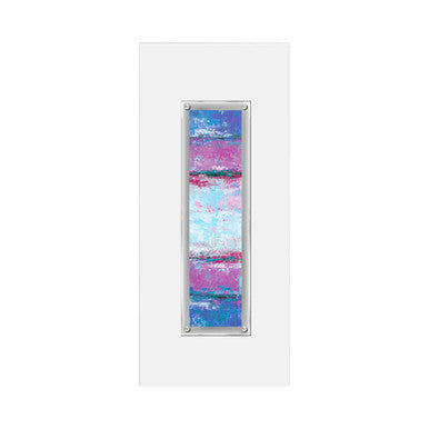 Orsina Abstract Blue 2 Framed Wall Art – Modern Contemporary Print