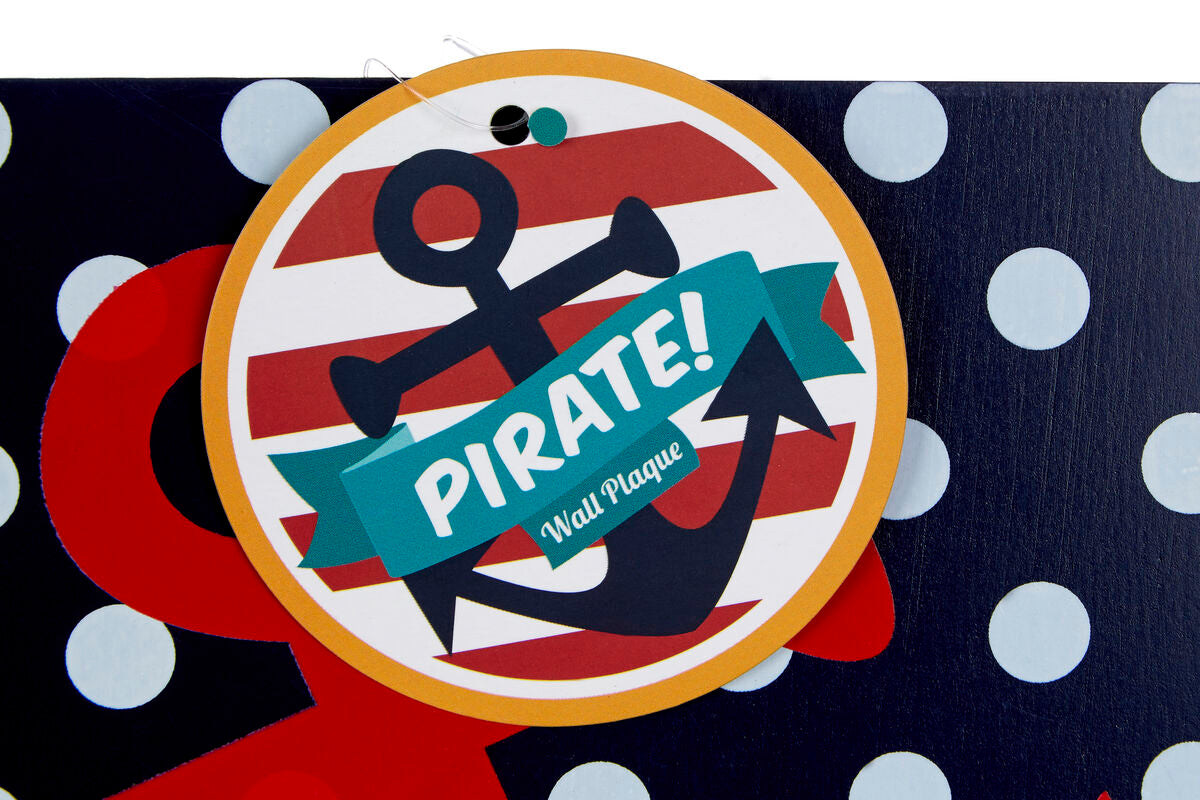 Orsina Pirate Wall Plaque Set – 3 Piece Nautical Engineered Wood Art