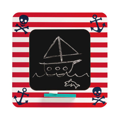 Orsina Pirate Wall Mountable Chalkboard – Nautical Engineered Wood