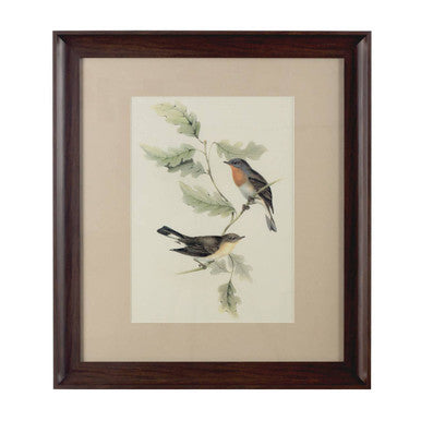 Orsina Framed Birds 1 Wall Art – Nature Inspired Brown Framed Print