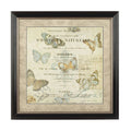 Orsina Butterfly 2 Vintage Framed Wall Art – Nature Inspired Decor