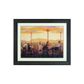 Orsina Winery Terrace Framed Wall Art – Black Framed Kitchen Decor