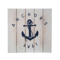 Orsina Sailor Nautical Wall Art – Blue Anchor & Rope Coastal Decor