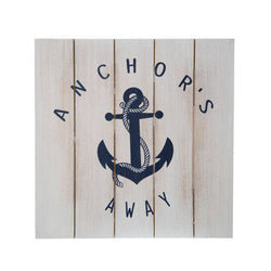 Orsina Sailor Nautical Wall Art – Blue Anchor & Rope Coastal Decor