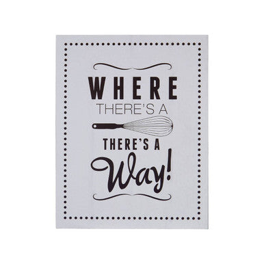 Orsina Kitchen Wall Plaque – Grey Wood Whisk Quote Art Decor