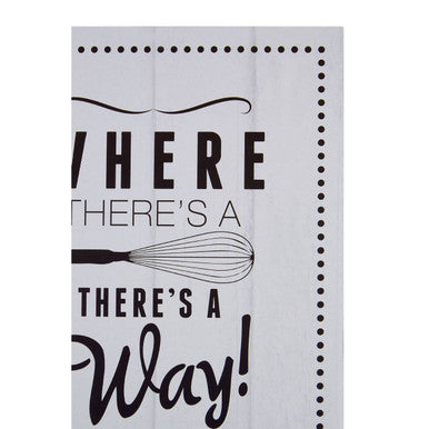 Orsina Kitchen Wall Plaque – Grey Wood Whisk Quote Art Decor