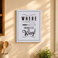 Orsina Kitchen Wall Plaque – Grey Wood Whisk Quote Art Decor