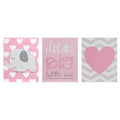 Orsina Dream Big Kids Wall Art - Set of 3 Motivational Nursery Decor