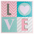 Orsina Kids Love Wall Plaque – Pastel Nursery Wall Art Decor