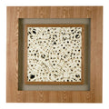 Orsina Nason Lattice Wall Art – Rustic Brown Engineered Wood Frame
