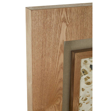 Orsina Nason Lattice Wall Art – Rustic Brown Engineered Wood Frame