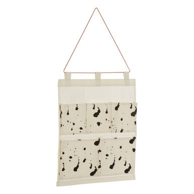 Orsina Verti White Wall Hanging Pocket Organiser – 5 Pocket Storage
