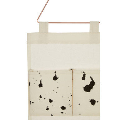 Orsina Verti White Wall Hanging Pocket Organiser – 5 Pocket Storage
