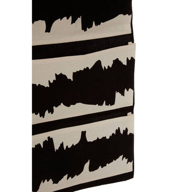 Orsina Verti Black Wall Hanging Pocket Organiser | 3-Pocket Fabric Storage