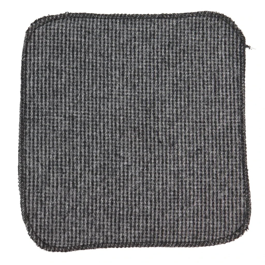 281 - Men's Herringbone Tweed Wool Tie & Hankerchief 2"