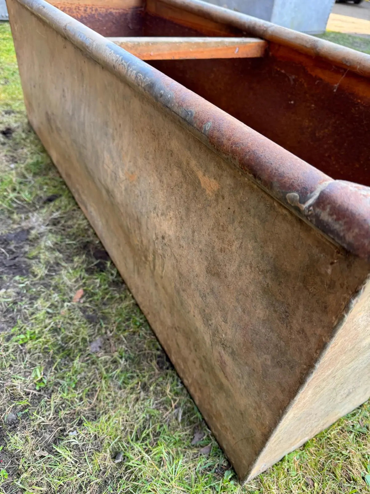 Reclaimed Galvanised Trough Planter /  Raised Bed Plant Tree Shrub Herb Pot CC