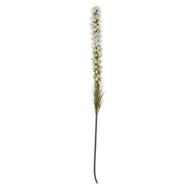 Orsina Fiori White Blazing Star Flower Stem – Lifelike Faux Floral