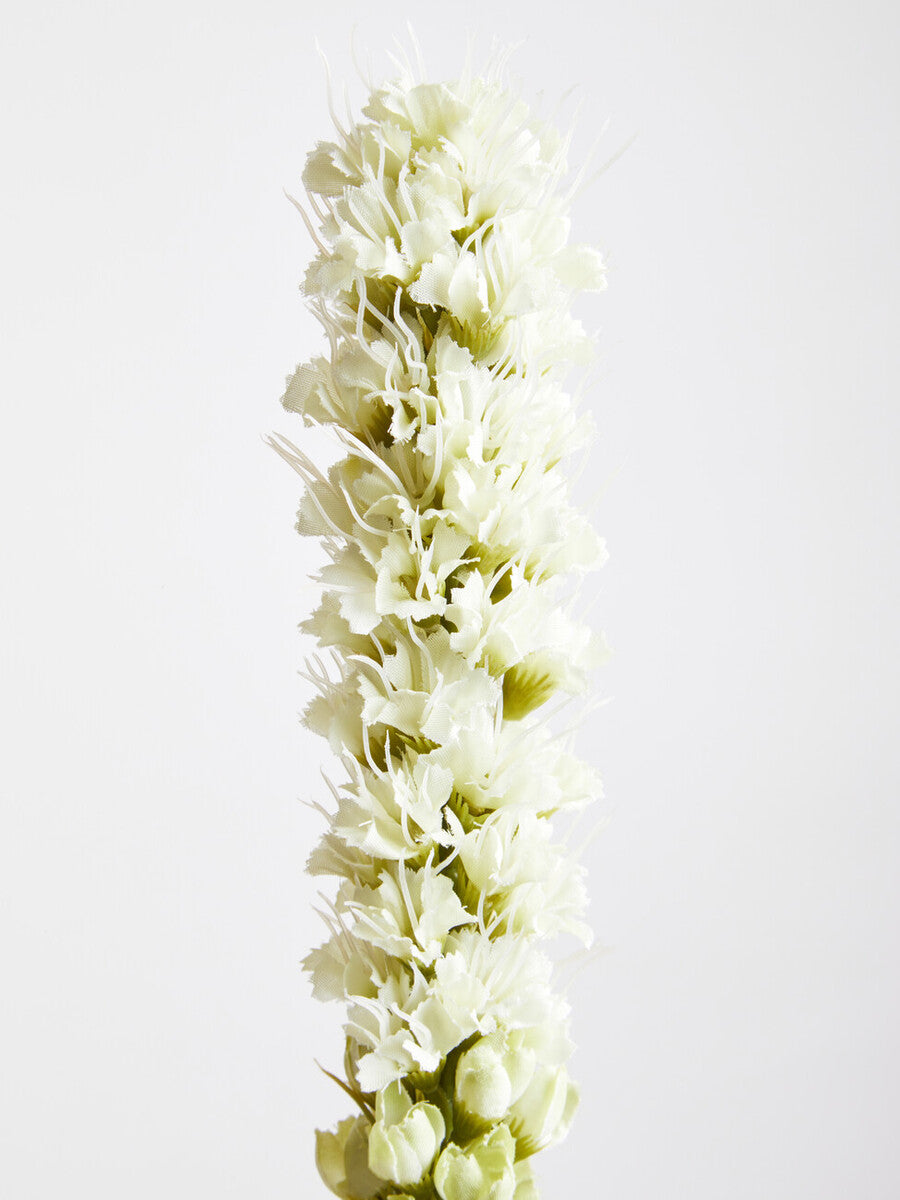 Orsina Fiori White Blazing Star Flower Stem – Lifelike Faux Floral