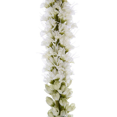 Orsina Fiori White Blazing Star Flower Stem – Lifelike Faux Floral