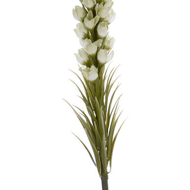 Orsina Fiori White Blazing Star Flower Stem – Lifelike Faux Floral