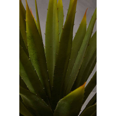 Orsina Fiori Agave Artificial Succulent in Grey Cement Effect Pot
