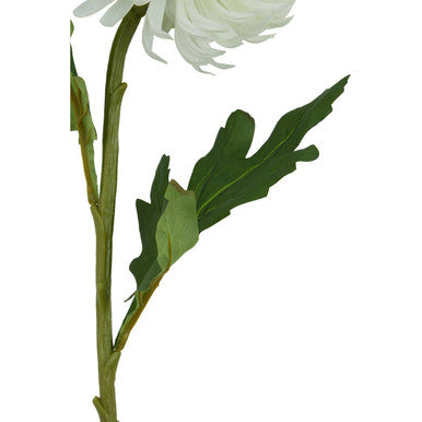 Orsina Fiori White Blazing Star Flower Stem – 84cm Faux Chrysanthemum