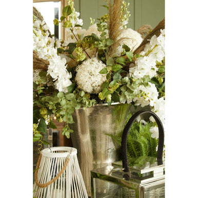 Orsina Fiori Ivory Allium Flower Stem – Faux Minimalist Floral Decor