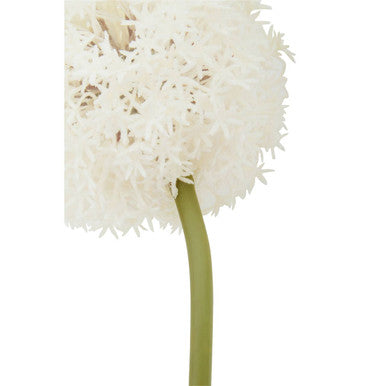 Orsina Fiori Ivory Allium Flower Stem – Faux Minimalist Floral Decor