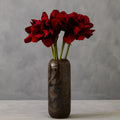 Orsina Fiori Burgundy Amaryllis Flower Stem | 72cm Faux Floral