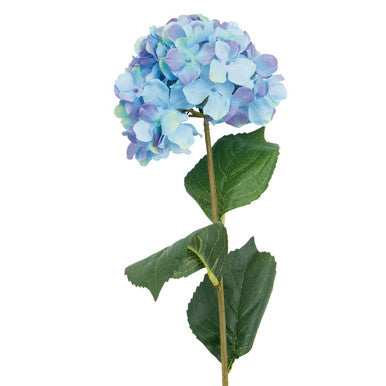 Orsina Fiori Blue Hydrangea Flower Stem – 74cm Faux Floral Decor