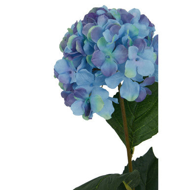 Orsina Fiori Blue Hydrangea Flower Stem – 74cm Faux Floral Decor